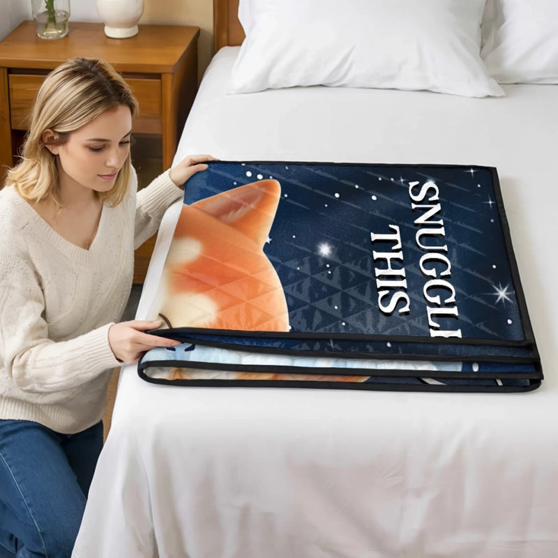 Personalised Quilt Blanket - Pet Memorial Sympathy Gifts- Your Love Still Waits At Home