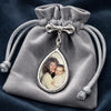 Personalised Photo Teardrop Pin - Memorial Graduation Gifts - Always Close, Always Loved