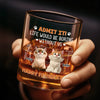 Personalised Whiskey Glass - Father's Day Gifts For Dog Cat Lovers, Dog Dad And Mom, Cat Owners - Feline Fun Squad
