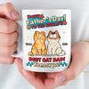 Personalised Mug - Father's Day Birthday Gifts For Cat Lovers, Cat Mom And Dad - Cat Dad Life Is The Best Life