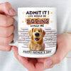 Personalised Mug - Father's Day Birthday Gifts For Dog Cat Lovers - Life Will Always Be Interesting