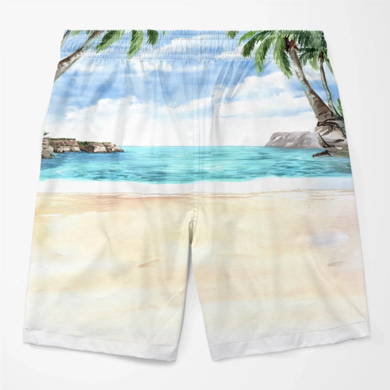 Personalised Couple Beach Shorts - Summer Vacation And Travel Gifts For Husband & Wife - Lost Together, Found Forever