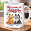 Personalised 3D Inflated Effect Printed Mug - Father's Day Birthday Gifts For Cat Lovers - Pawsitively Purrfect Moments