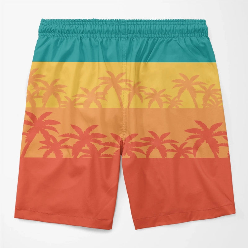 Personalised Couple Beach Shorts - Summer Vacation And Travel Gifts For Husband & Wife - Found My Way To Bae