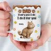 Custom 3D Inflated Effect Printed Mug - Personalized Birthday Gifts For Cat Lovers, Cat Mom And Dad - I Leave Little Gifts Just For You
