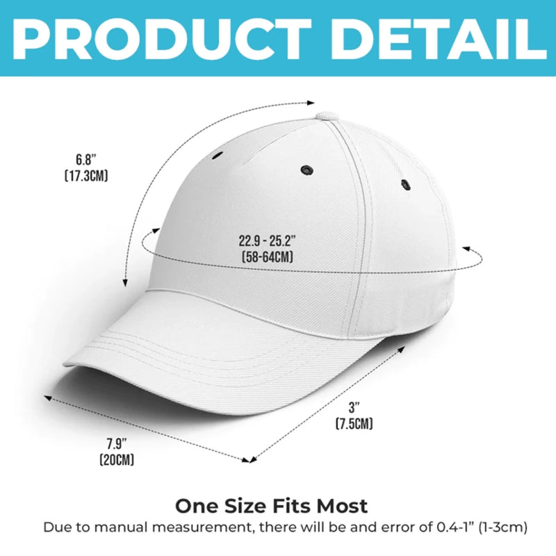 Custom Hat, All Over Print Classic Cap - Personalized Birthday Golf Gifts For Dad, Grandpa - Weekend Forecast Golf