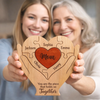 Custom Shaped Wooden Art Puzzle - Personalized Mother's Day Father's Day Birthday Gifts For Mom, Dad, Grandma, Grandpa - Love Never Fades