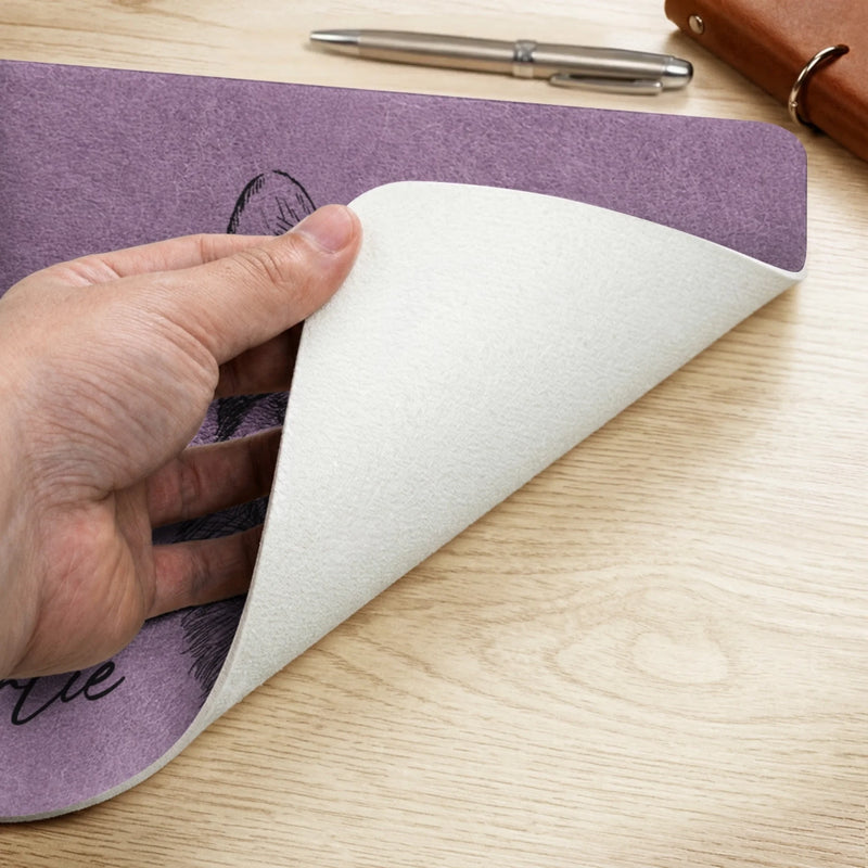 Custom Photo Desk Mat - Personalized Birthday Gifts For Dog Cat Lovers, Dog Dad And Mom, Cat Owners - Paws Make Life Sweeter
