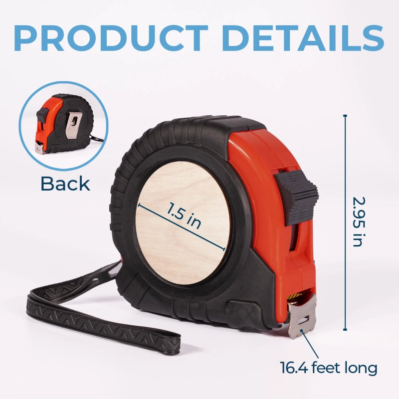 Custom Tape Measure - Personalized Father's Day Birthday Gifts For Dad, Grandpa - Dad Always Keeps Us Strong