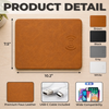 Custom Charging Mat - Personalized Father's Day Birthday Gifts For Dad, Grandpa - Best Dad Ever Connected