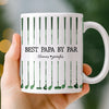 Custom Mug - Personalized Father's Day Birthday Golf Gifts For Dad, Grandpa - Golf More Worry Less