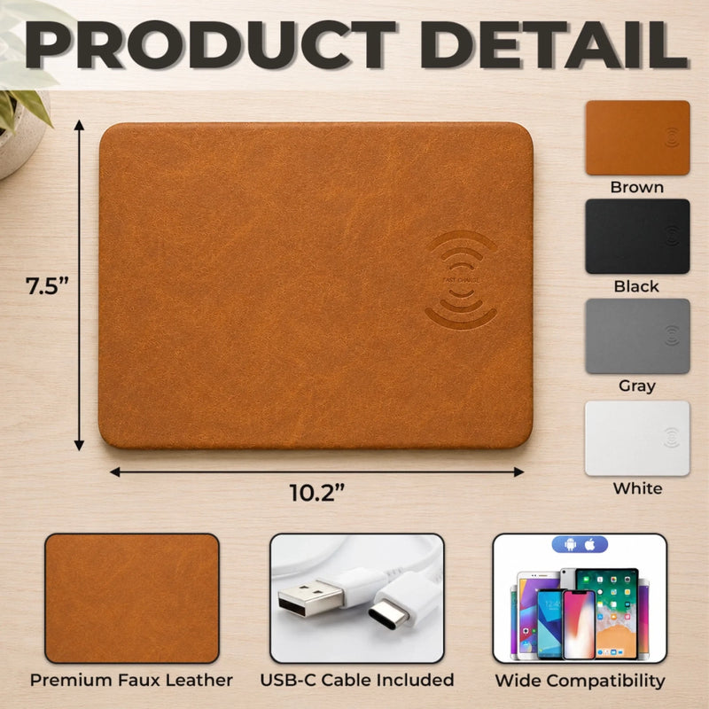 Custom Charging Mat - Personalized Father's Day Birthday Gifts For Dad, Grandpa - Forever Proud Of Dad