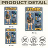 Custom Photo Action Figure Toy Box Acrylic Plaque - Personalised Retirement Gifts For Women, Men - Best Retirement Edition Ever