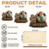 Custom Photo LA 2026 Football Dad 2-Layered Wooden Plaque - Personalised Father's Day Gifts For Dad, Grandpa, Football Lovers, Sports Fans, Sports Lovers - Kick Goals Make Memories