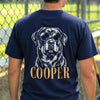 Custom Photo Unisex T-shirt - Personalised Father's Day Birthday Gifts For Dog & Cat Lovers, Dog Mum And Dad, Cat Owners - Rescued By My Fur Baby