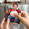 Custom Photo Dad Bod Belly Squishy Acrylic Fridge Magnet – Personalised Father's Day Funny Gifts For Dad, Grandpa – Powered By Dad Bod Energy