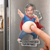 Custom Photo Dad Bod Belly Squishy Acrylic Fridge Magnet – Personalised Father's Day Funny Gifts For Dad, Grandpa – Official Belly Appreciation Club