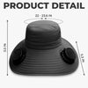 Custom Hat With Fans Solar Power - Personalized Birthday Garden Gifts For Gardeners - CEO Of The Little Backyard