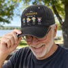Custom Cap - Personalised Father's Day Gifts For Dad, Grandpa - Built Tough Raised Better