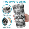 Custom Tumbler - Personalised Father's Day Birthday Gifts For Son - Never Forget How Loved You Are
