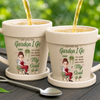 Custom Plant Pot Ceramic Mug - Personalized Birthday Garden Gifts For Gardeners - Proud Plant Lady Energy