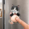 Custom Photo Squishy Acrylic Fridge Magnet – Personalised Birthday Gifts For Dog Cat Lovers, Dog Dad And Mum, Cat Owners - Behold The Glorious Roundness