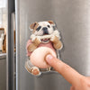 Custom Photo Squishy Acrylic Fridge Magnet – Personalised Birthday Gifts For Dog Cat Lovers, Dog Dad And Mum, Cat Owners - Behold The Glorious Roundness