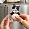 Custom Photo Squishy Acrylic Fridge Magnet – Personalised Birthday Gifts For Dog Cat Lovers, Dog Dad And Mum, Cat Owners - Behold The Glorious Roundness
