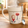 Custom Plant Pot Ceramic Mug - Personalised Birthday Garden Gifts For Gardeners - Healing One Plant At Once