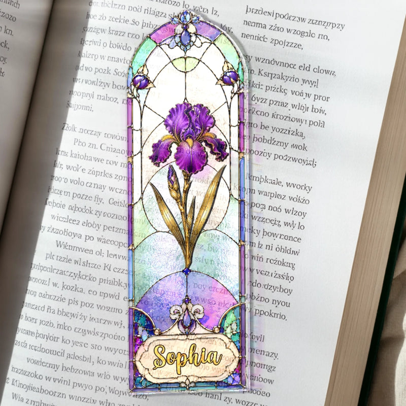 Custom Clear Acrylic Bookmark - Personalized Bookish Gifts For Book Lovers, Bookworms, Readers - Read, Dream, Grow