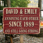 Custom Home Decor Metal Sign - Personalized Anniversary Wedding Gifts For Husband And Wife, Him And Her - Our Forever Rugged Love Bond