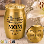 Custom Memorial Urn - Personalized  Memorial Sympathy Gifts For Loss Of Mom, Dad – A Heart Changed Forever