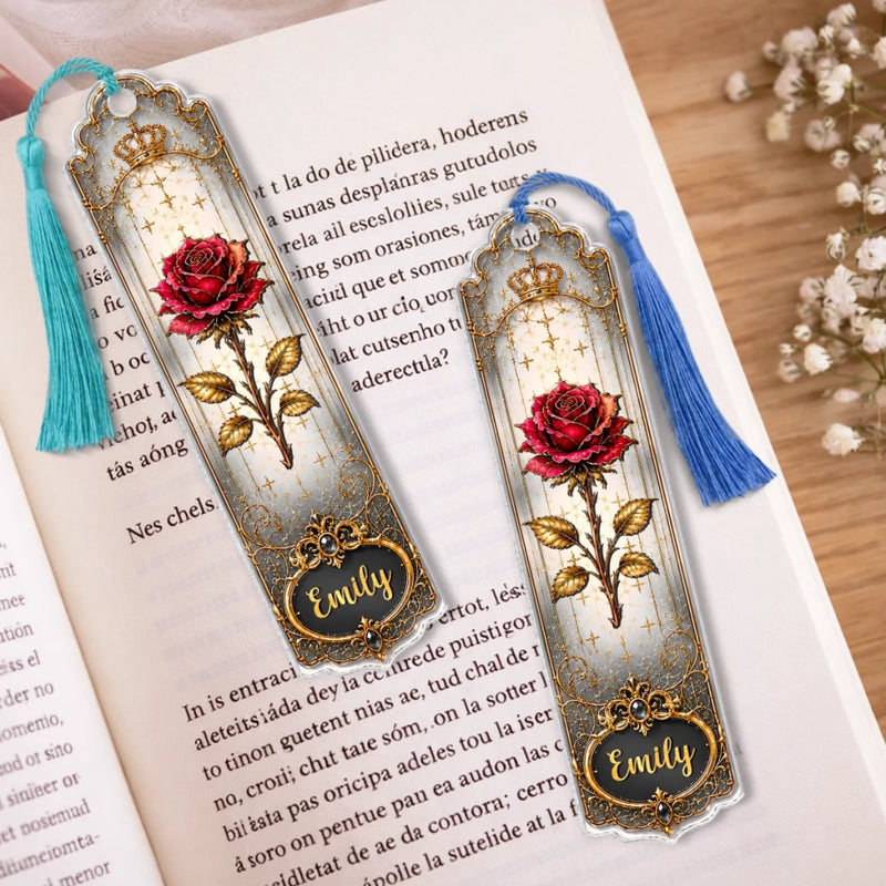 Custom Acrylic Bookmark - Personalized Bookish Gifts For Book Lovers, Bookworms, Readers - Between The Pages