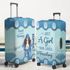 Up In The Clouds, Where I Belong - Travel Personalised Custom Luggage Cover - Summer Holiday Gift, Gift For Adventure Travel Lovers