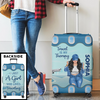 Up In The Clouds, Where I Belong - Travel Personalised Custom Luggage Cover - Summer Holiday Gift, Gift For Adventure Travel Lovers