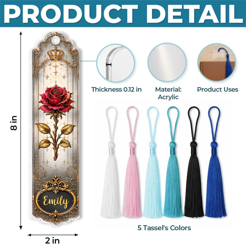 Custom Acrylic Bookmark - Personalized Bookish Gifts For Book Lovers, Bookworms, Readers - Between The Pages