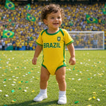 Custom Germany World Football Baby Jersey Bodysuit - Personalized Baby Shower, Gender Reveal Gifts For New Moms, New Dads, Football Lovers - Youngest Eagle On The Pitch