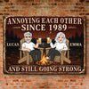 Custom Home Decor Metal Sign - Personalised Anniversary Wedding Gifts For Husband And Wife, Him And Her - Love Drives Us Crazy
