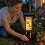 Custom Solar Garden Light - Personalized Memorial Sympathy Gifts For Loss Of Mom, Dad - Forever Remembered Forever Loved