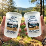 Custom Party Cups - Personalized Birthday Camping Gifts For Campers - Happy Camper For Life