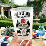Custom Party Cups - Personalized Birthday Camping Gifts For Campers - Camp More Worry Less