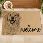 Custom Photo Home Decor Decorative Mat - Personalized Birthday Gifts For Dog Cat Lovers, Dog Dad And Mom, Cat Owners - Paws Make Life Better