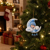Custom Acrylic Ornament - Personalized Baby Shower, Gender Reveal Gifts For New Moms, New Dads, New Parents - Tiny Miracle Arrived