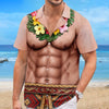 Custom Funny Unisex Tropical Hawaiian Aloha Shirt - Personalized Summer Vacation And Travel Gifts For Men - Abs On Demand
