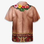 Custom Funny Unisex Tropical Hawaiian Aloha Shirt - Personalized Summer Vacation And Travel Gifts For Men - Abs On Demand
