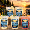 Custom Lake House Party Cups - Personalized Summer Vacation And Travel Gifts For Mom, Dad, Brother, Sister - Lake Days Forever