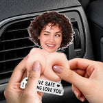 Custom Photo Funny Naughty Gifts for Couples - Personalized Squishy Acrylic Car Vent Clip