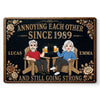 Custom Home Decor Metal Sign - Personalized  Anniversary Wedding Gifts For Husband And Wife, Him And Her - The Best Is Yet To Come