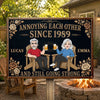 Custom Home Decor Metal Sign - Personalized  Anniversary Wedding Gifts For Husband And Wife, Him And Her - The Best Is Yet To Come
