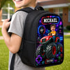 Custom Photo Kids Front Printed Backpack - Personalized Back To School Gifts For Kids - Level Up School Mode